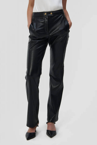 Simkhai - Dahlia Straight Leg Faux Leather Pant