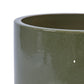 3 Pieces Ceramic Flowerpot Set - Antique Light Green