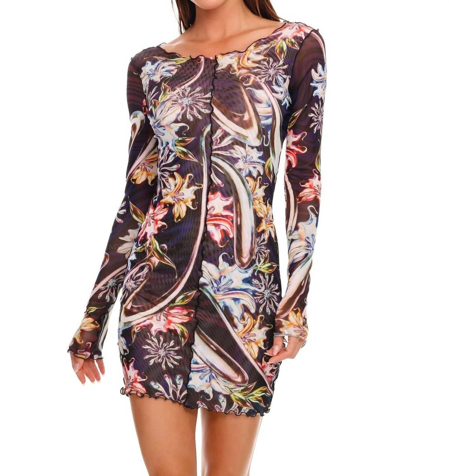 Agua Bendita - Hadley Mesh Mini Dress