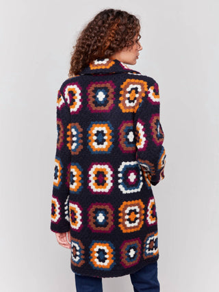 Charlie B - Crochet Square Pattern Coat