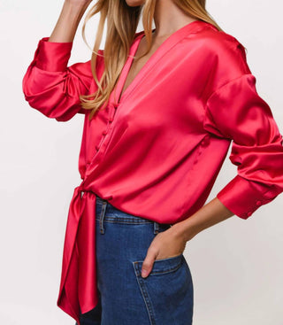 Hutch - Kass Long Sleeve Tie Top