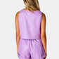 Buddylove - Manning Vegan Leather Cropped Tank Top
