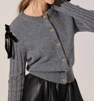 Astr - Melvie Bow Detail Cardigan