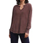 Project Social T - Borderline Cozy Thermal Notch V-neck Longsleeve