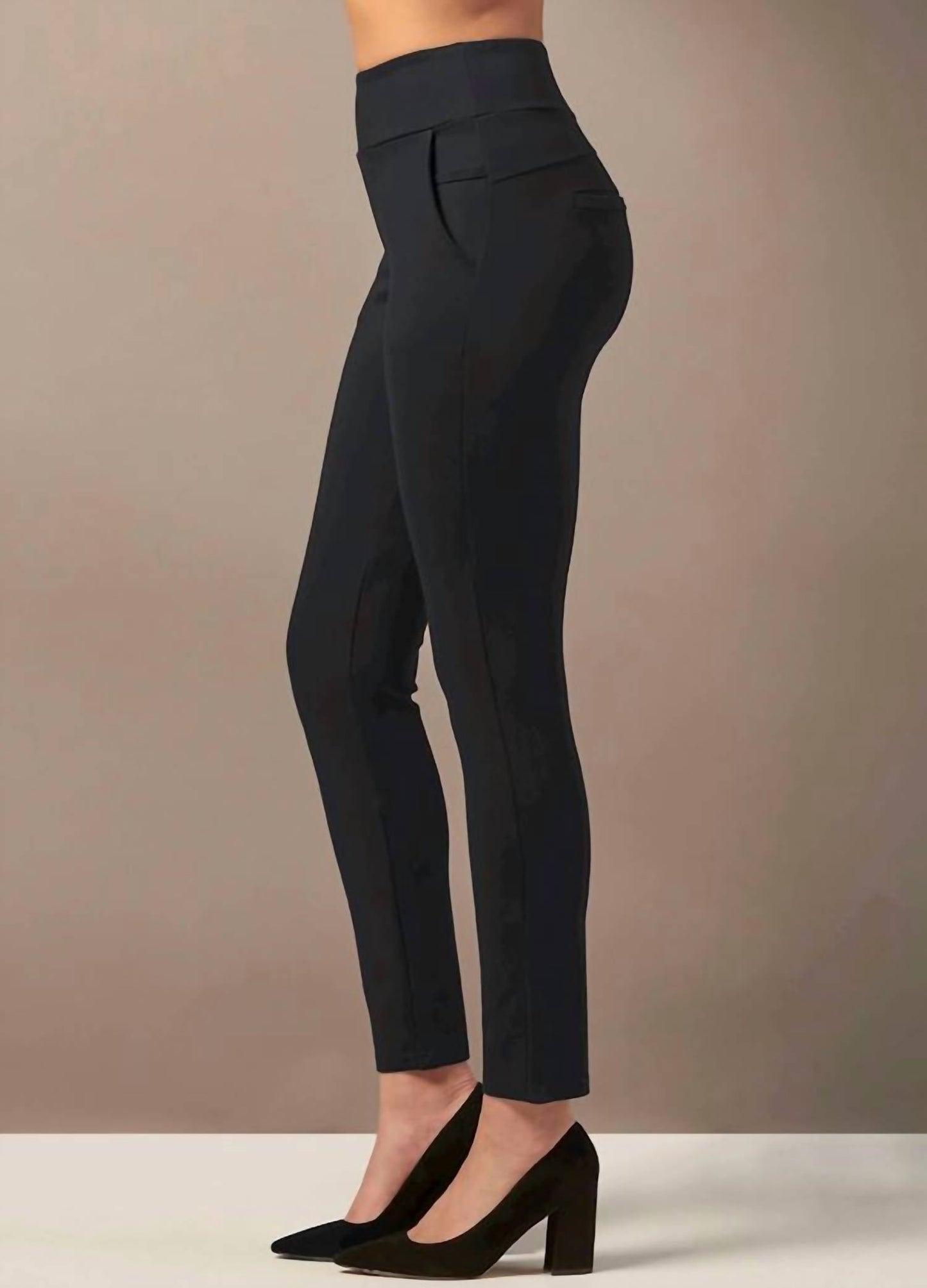 Charlie Paige - 4-way Stretch Ponte Pants