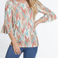 Multiples - 3/4 Flounce Sleeve Top