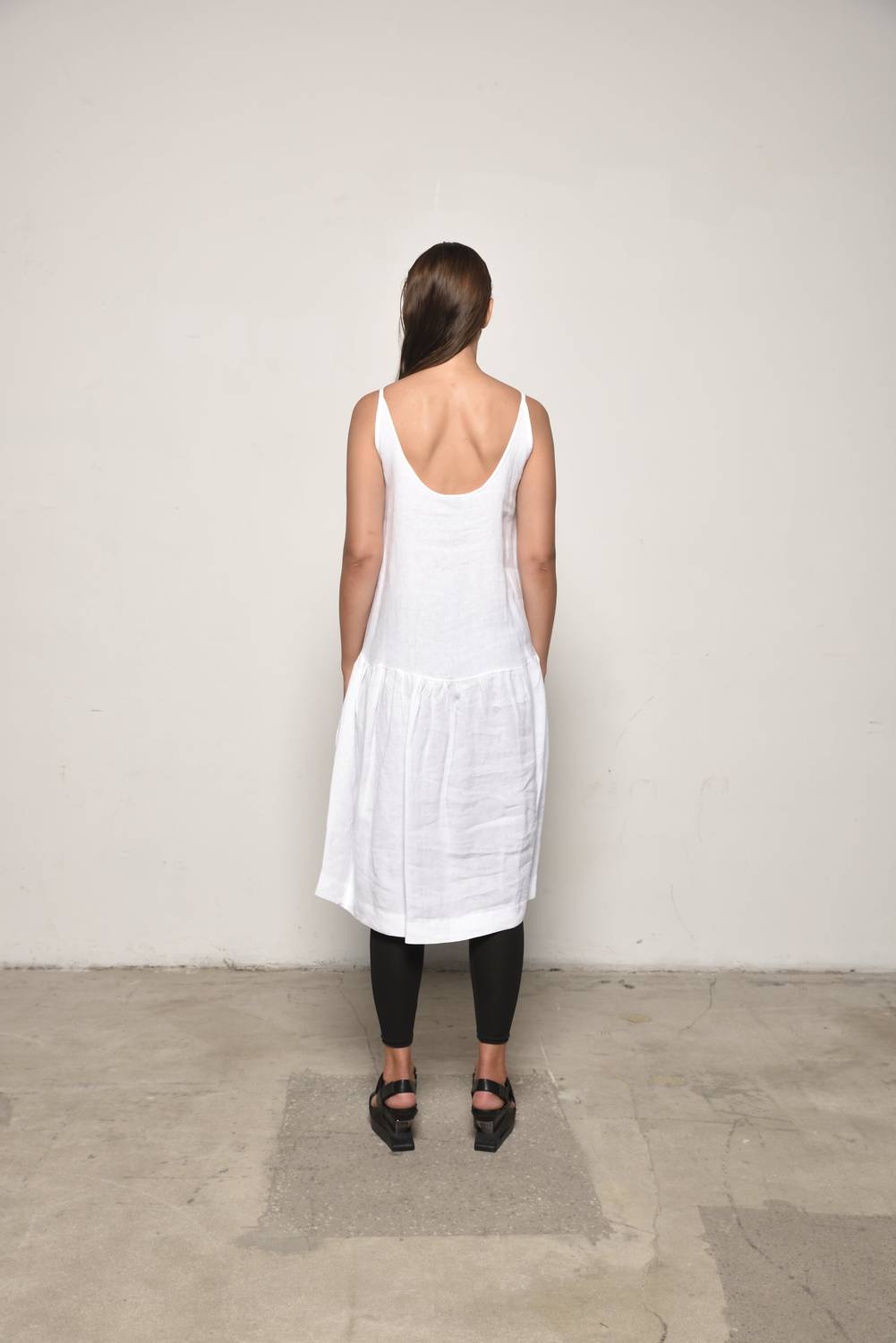Simply Mila - Linen Peplum Dress