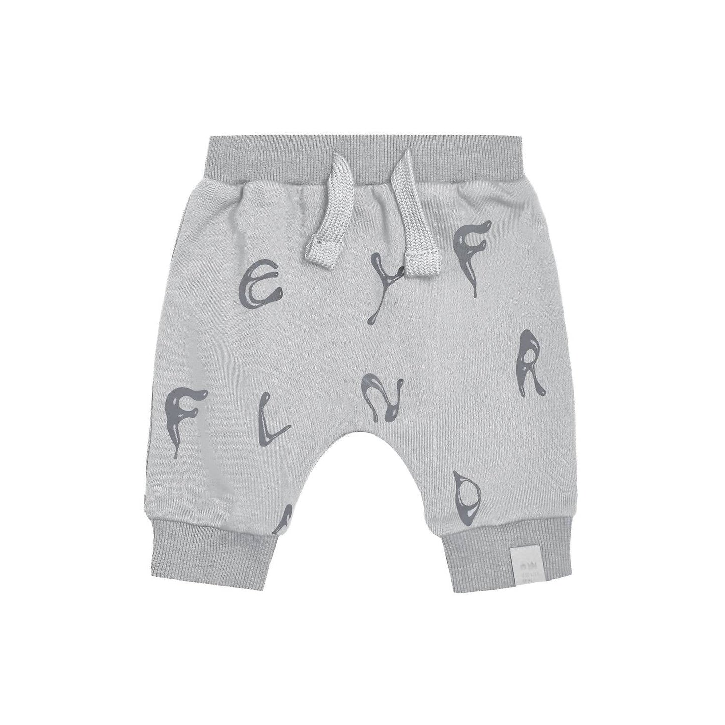 Omamimini - Baby Terry Joggers With Print