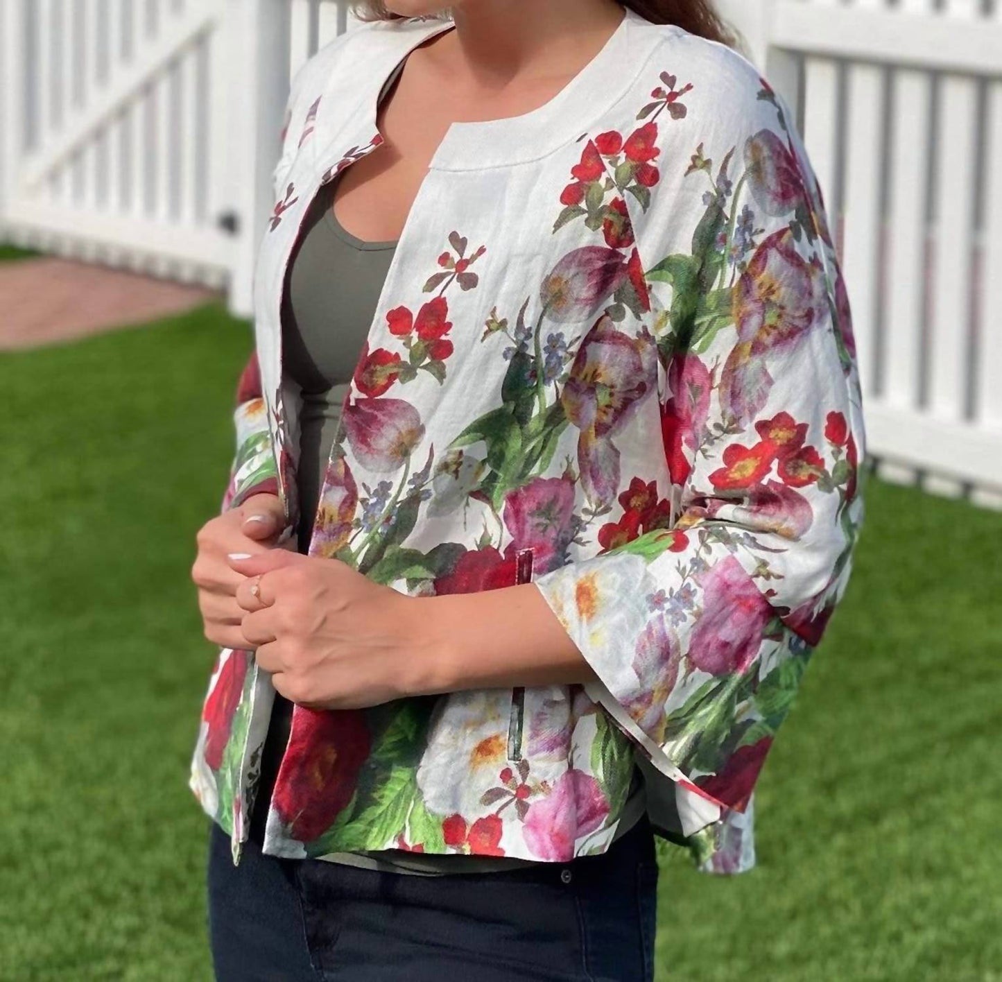 Eva Franco - Rose Linen Coat