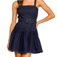 Baby Pink - Women's Denim Dancing Dress