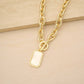 Ettika - Women's Chain Link And Mother Of Pearl Necklace
