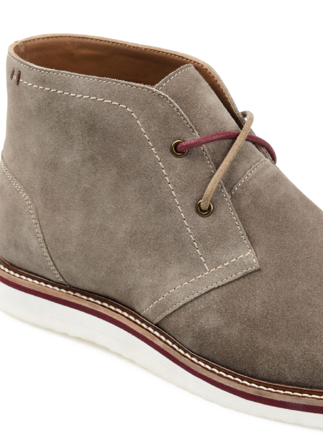 Thomas & Vine Men's Keegan Plain Toe Chukka Boot Brown Size 8 M
