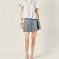 English Factory - Lilly Peplum Top