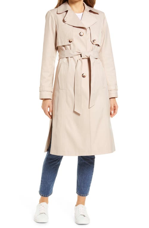 Sam Edelman Water Repellent Cotton Blend Trench Coat