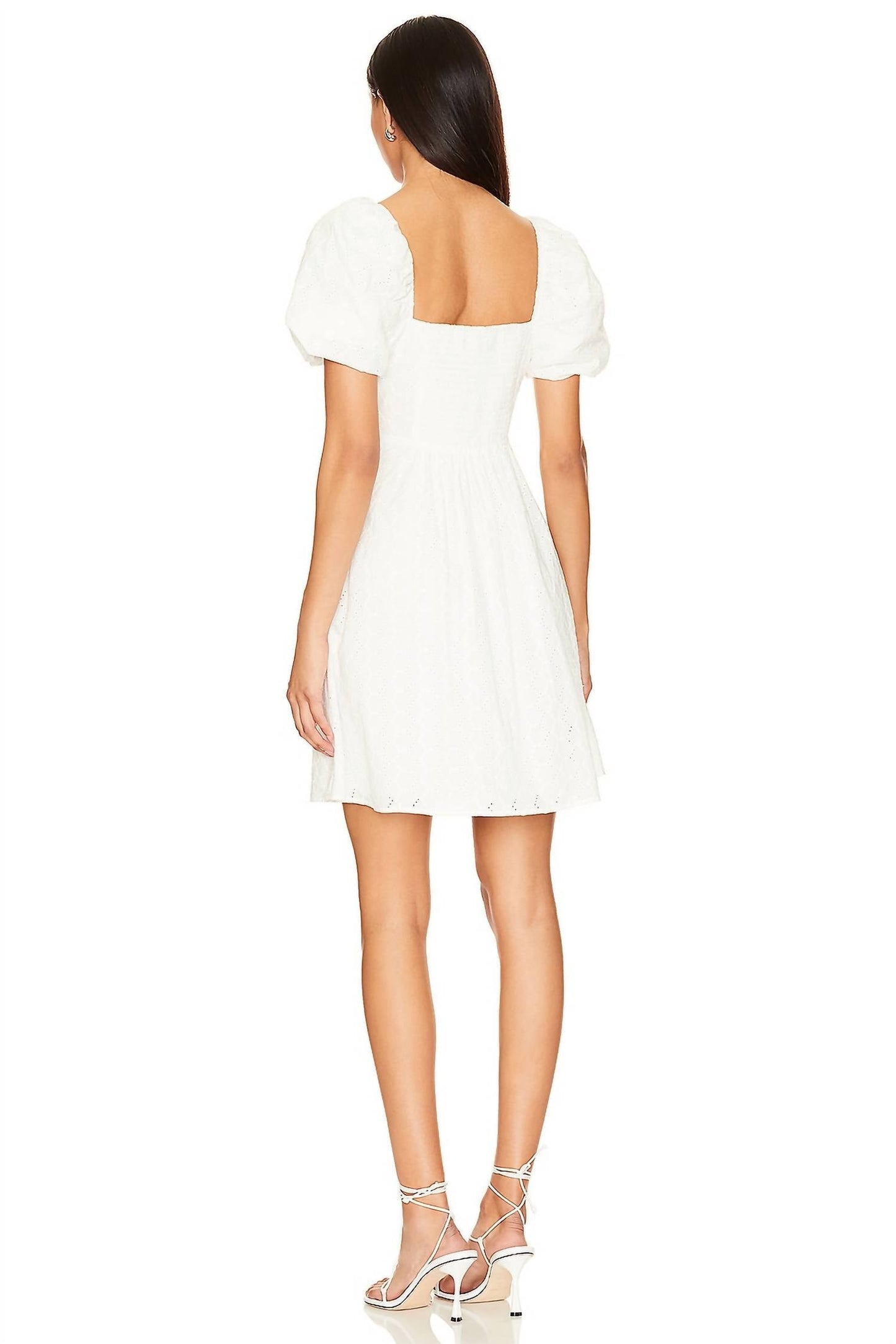 Steve Madden - Puff Sleeve Eyelet Violeta Dress