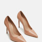 Steve Madden - Women's Noir Genuine Leather Hi Heel Point Toe Pumps