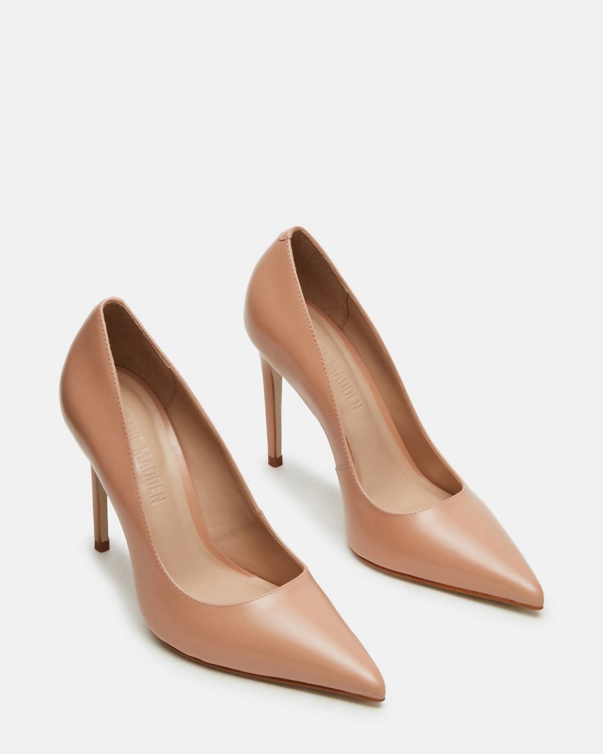 Steve Madden - Women's Noir Genuine Leather Hi Heel Point Toe Pumps