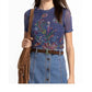 Johnny Was - ELEANOR SHORT SLEEVE MESH TEE