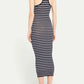 A.L.C. - Iris Stripe Knit Midi Dress