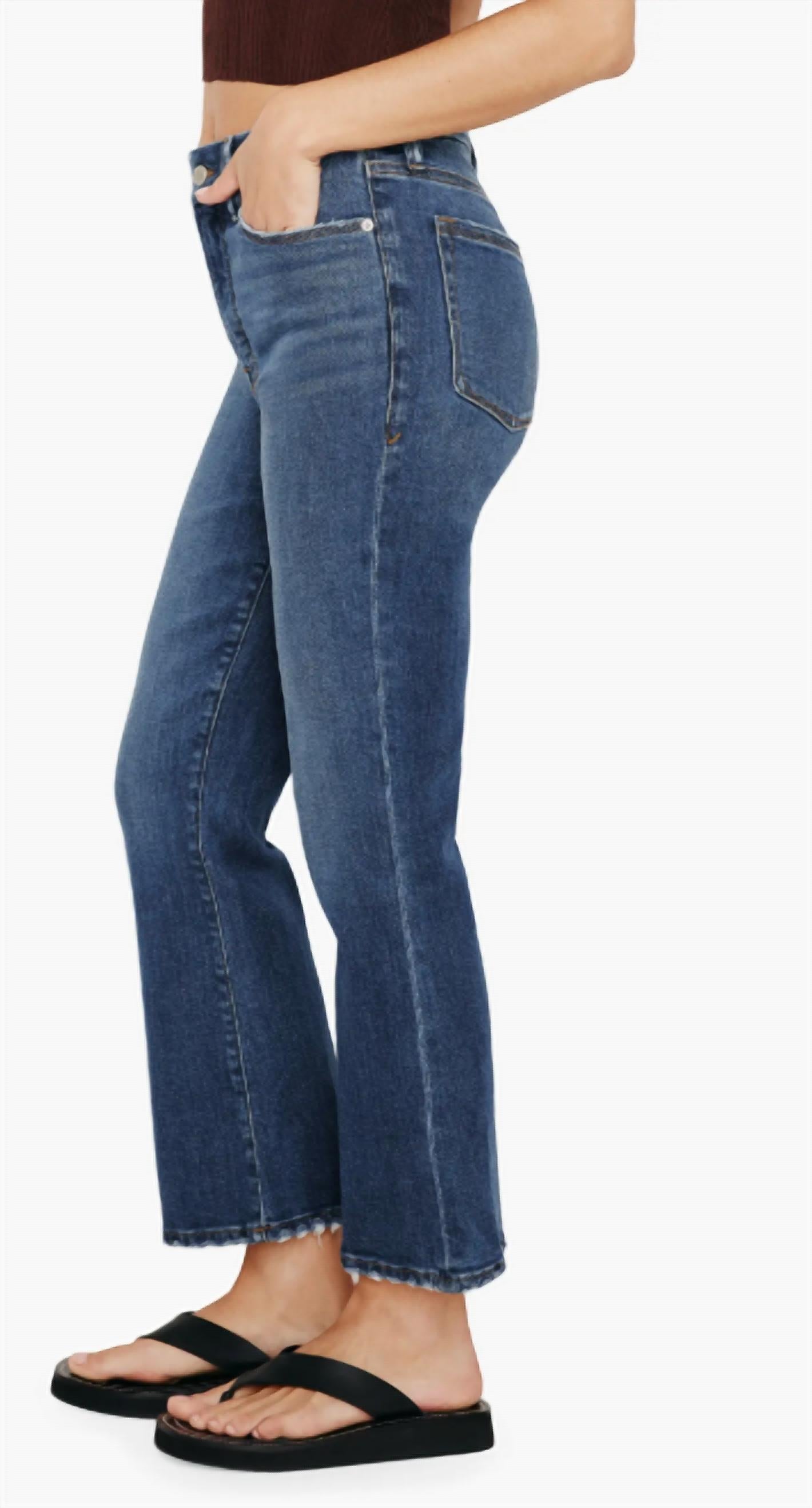 Good American - Good Legs Crop Mini Boot