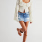 Free People - Out Of Ordinary Denim Mini Skirt