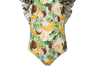 Lia Sahara - Girl's Ruffled One Piece Swimsuit