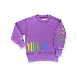 Rowdy Sprout - Kid's Nirvana Crew Neck Sweatshirt