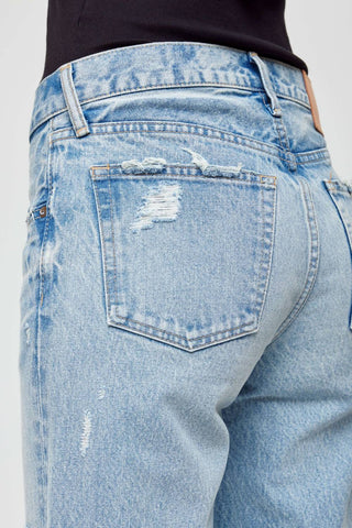 Moussy - Odessa Straight Low Rise Jeans
