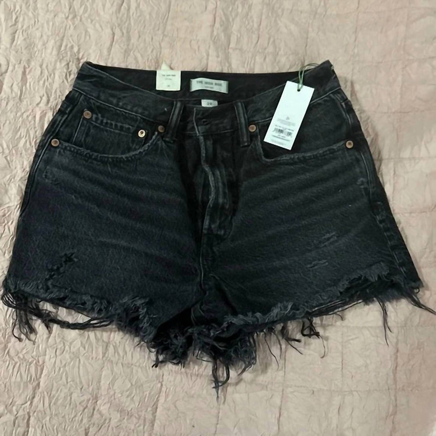 Ae77 - Women's High Rise Jean Shorts