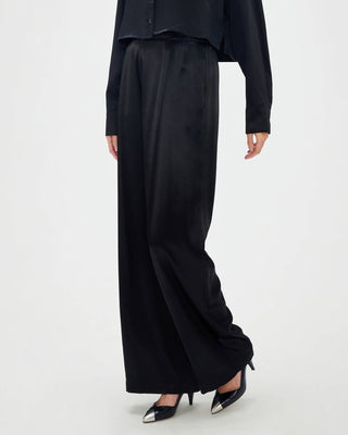 Enza Costa - Pleated Satin Pant