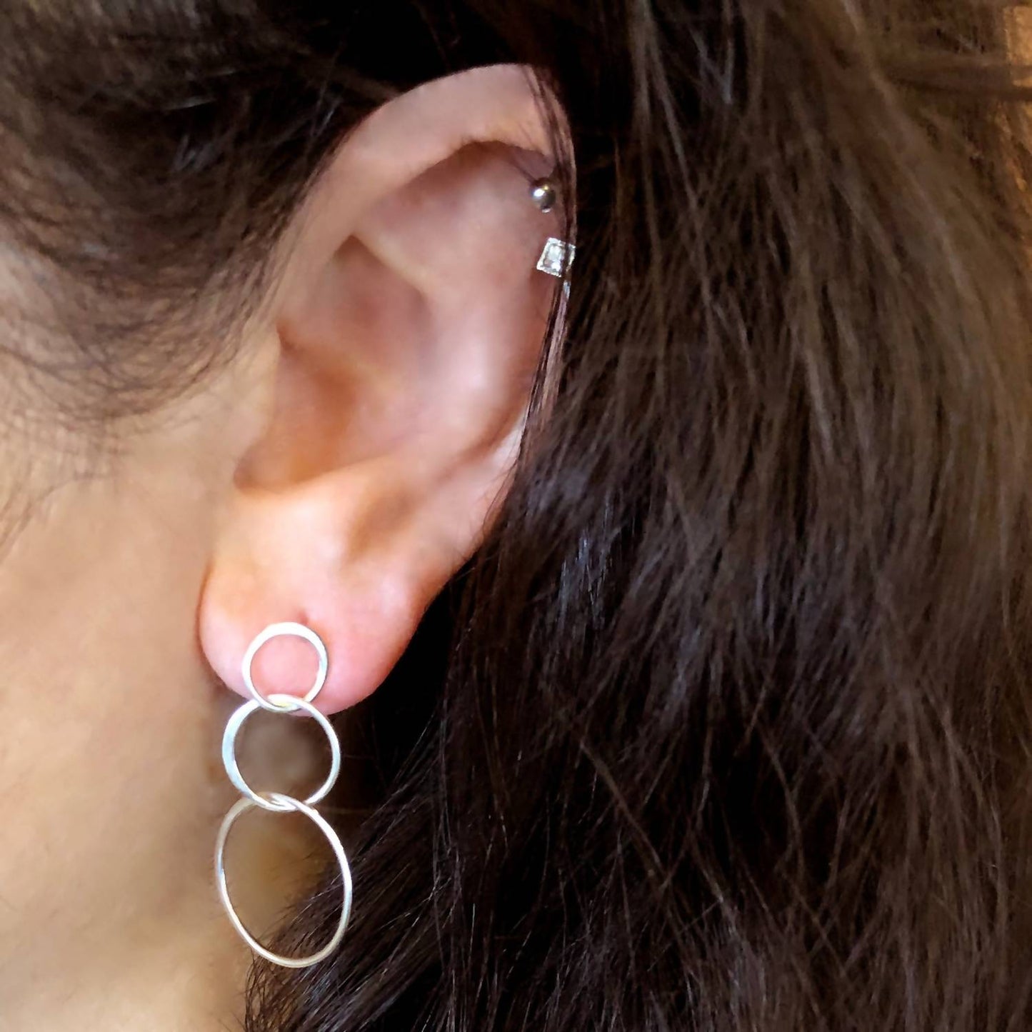 Jessica Elliot - Women's Triple Halo Circle Earring