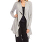 Karen Kane - Ribbed Drape Front Cardigan