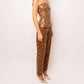 Amylynn - Snakeskin Vegan Leather Pants