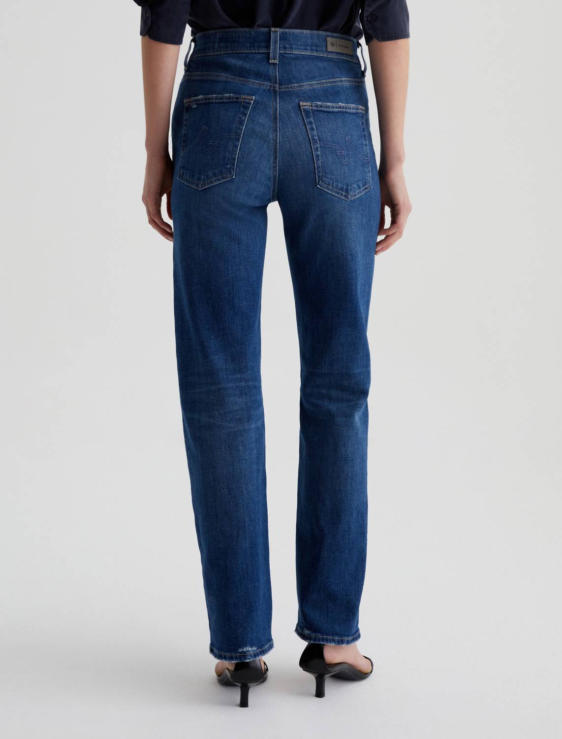 Ag Jeans - Brinley Mid Rise Classic Straight Leg Jeans