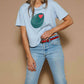All Us - Olive You Cropped Tee