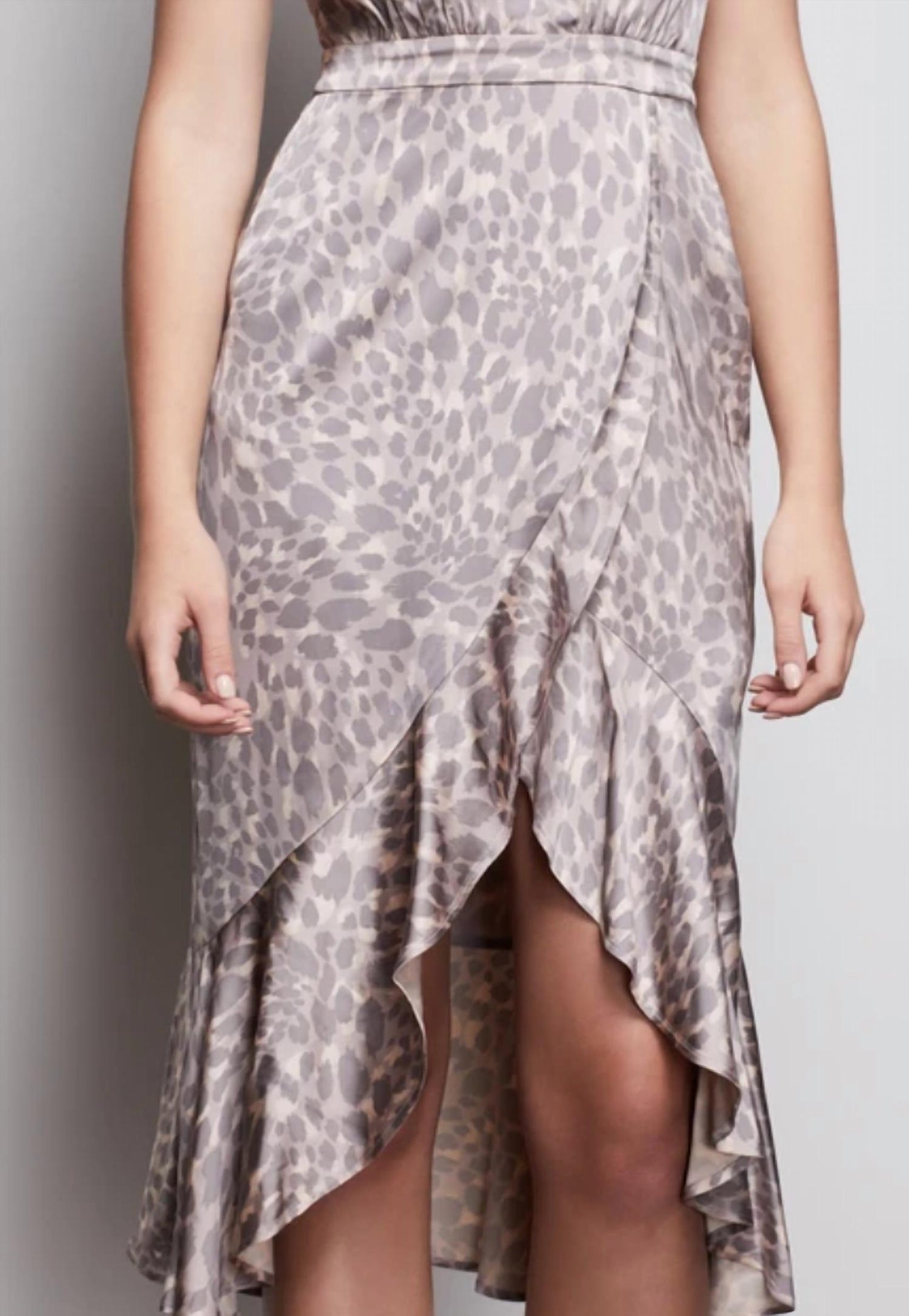 Good American - Resort Halter Leopard Dress