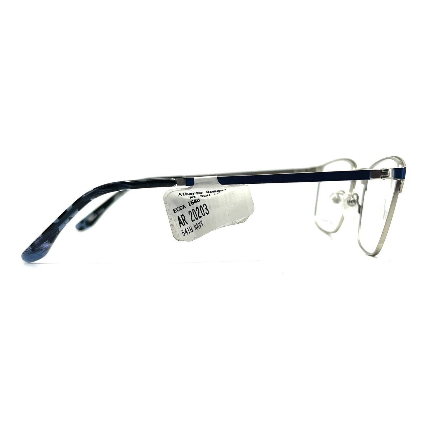 Alberto Romani - Men's AR20203 Square Eyeglasses