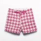Abel & Lula - Girls Houndstooth shorts