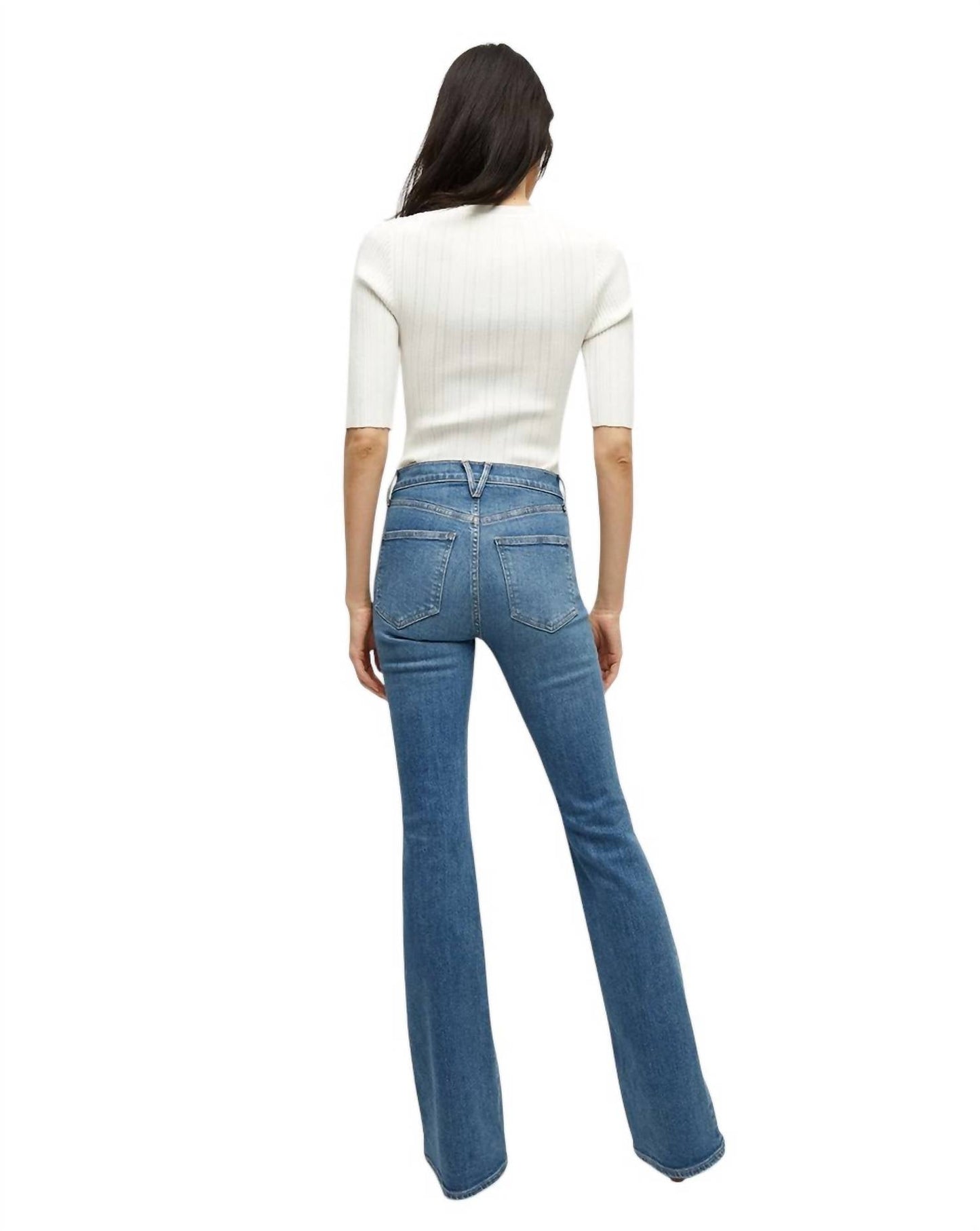 Veronica Beard - Beverly High Rise Skinny Flare Jeans