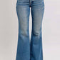 Judy Blue - Mid Rise Tummy Control Vintage Flare Jeans