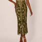 Adrianna Papell - Beaded Flutter Sleeve Gown