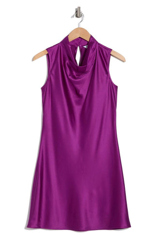Veronica Beard - Maelle Draped Stretch Silk Mini Dress