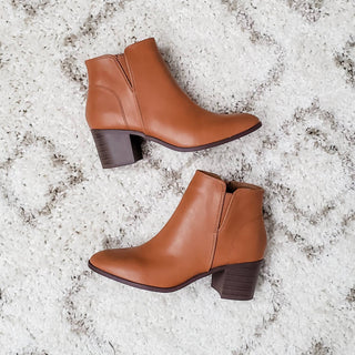Qupid - Women's Block Heel Booties