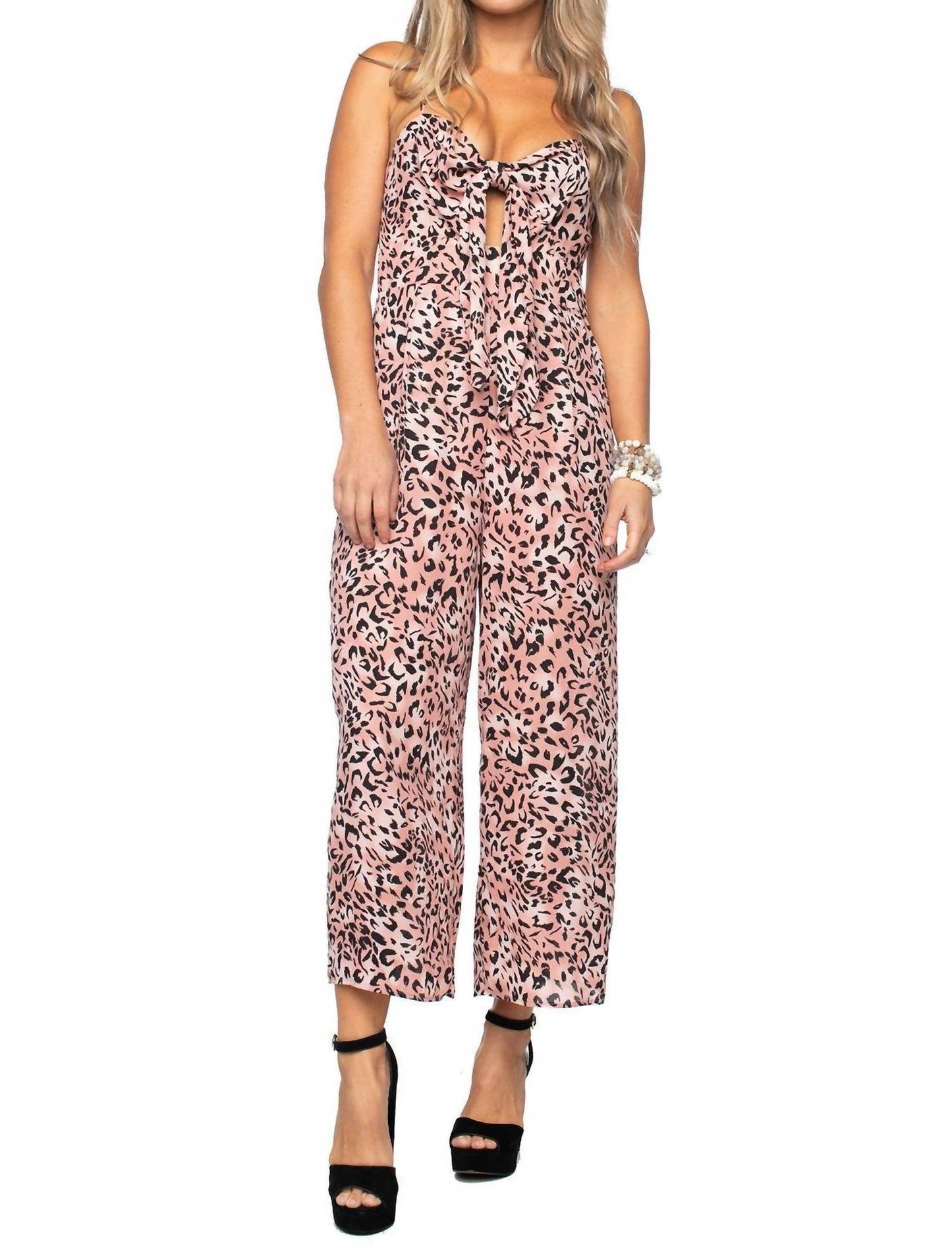 Buddylove - Animal Print Jumpsuit