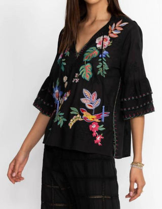 Johnny Was - Jeanette Ruffle Sleeve Blouse