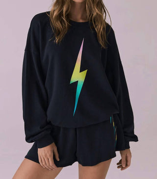 Chaser - Rainbow Gradient Bolt Sweater