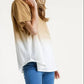 Umgee - Dip Dye Raw Edged Top