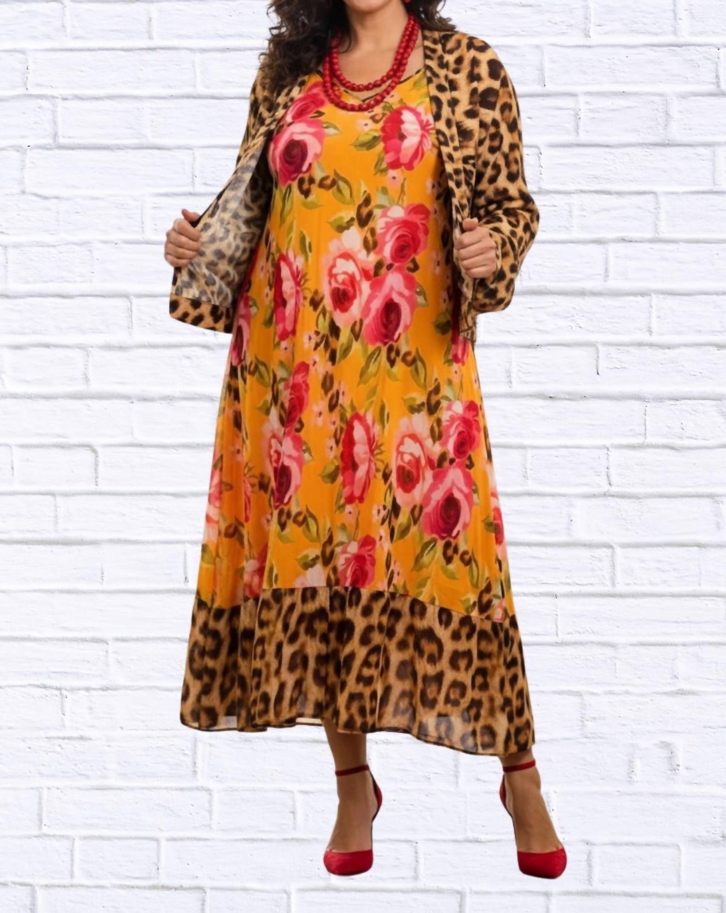 Calypso - Demi Sheer Flare Strappy Dress