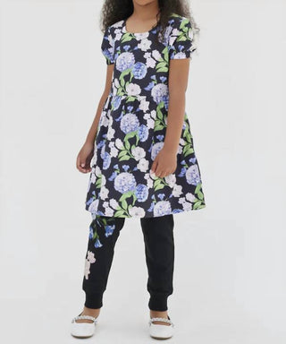 Sasha+Z - Hydrangea Printed Poplin Dress