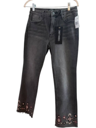 Driftwood - Colette Embroidered Cropped Jeans